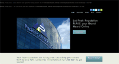 Desktop Screenshot of peakreputation.com
