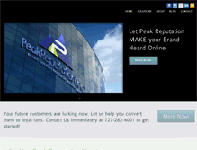 Tablet Screenshot of peakreputation.com